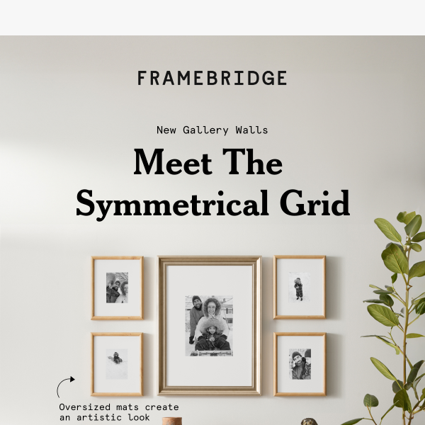 NEW: A gallery wall for grid lovers