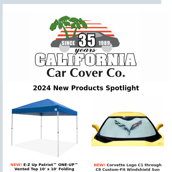 2024 New Products Spotlight at California Car Cover Co.