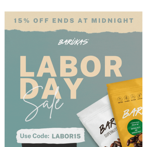 🚨 Our Labor Day Sale Ends At Midnight 🚨