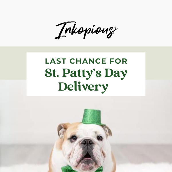 💚🌈  LAST CHANCE for St. Patrick's Day Delivery! 🌈 💚