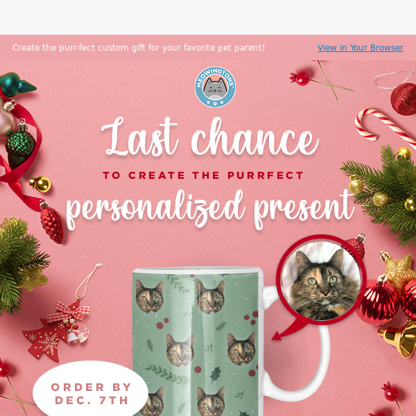 LAST DAY To Order Personalized Pet Gifts! 🙀 🐶