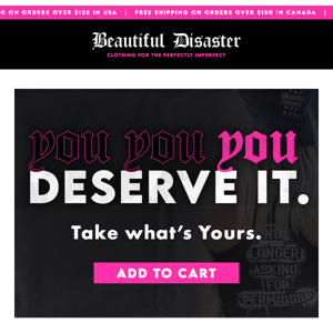 Hey Beautiful Disaster Clothing, you Powerful F****ing Woman💪