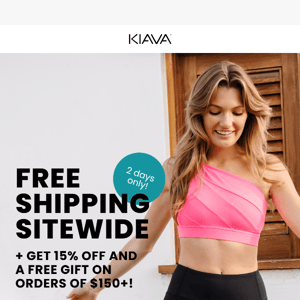 FREE SHIPPING SITEWIDE