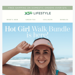 Save 20% on our Hot Girl Walk Bundle! 🏃‍♀️