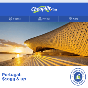 Weeklong Portugal Guided Tour w/Flights from $1099+