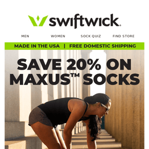20% Off MAXUS Socks