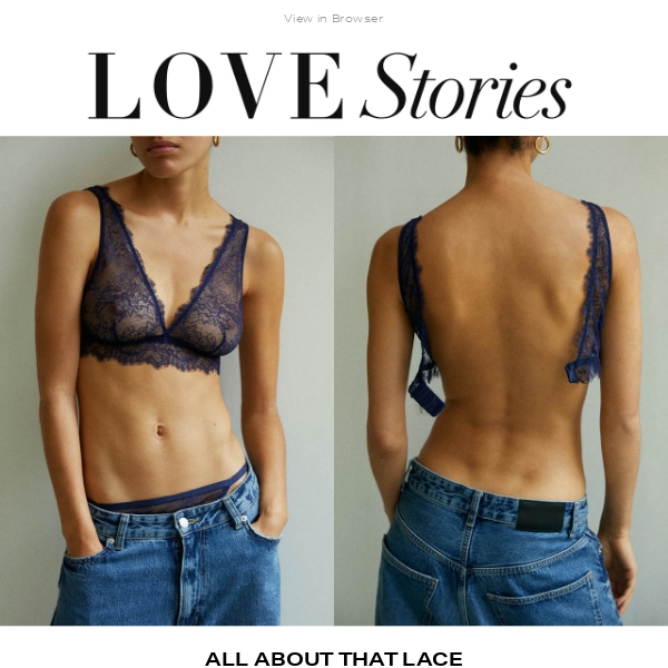 All about that lace: the Cherie bralette