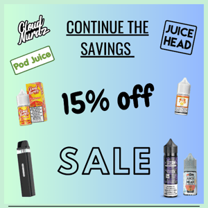 15% OFF COUPON!