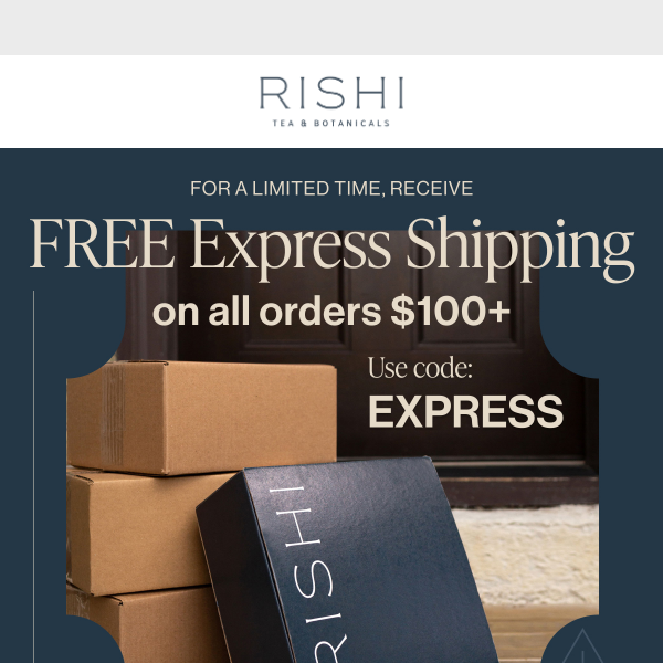 Enjoy Express Shipping On Us