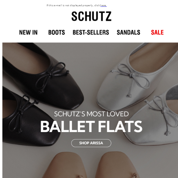 Schutz’s Most Loved Ballet Flat
