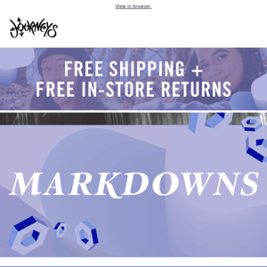 Just In: Can’t Miss Markdowns!