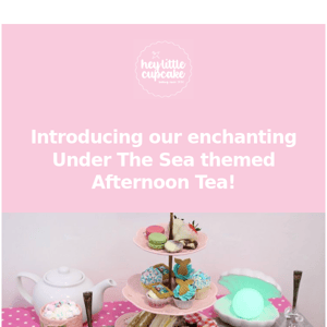 Introducing our enchanting Under The Sea themed Afternoon Tea!