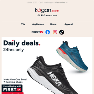 Daily Deals: Hoka One One Bondi 7 running shoes, Nike women's tights & more