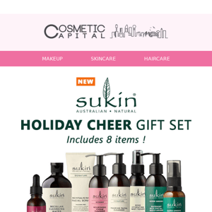 Sukin under $4 - Shop our beauty gift sets! 💄