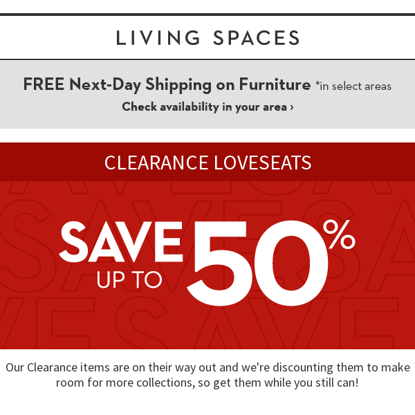 These Are FINALLY On Clearance: Loveseats