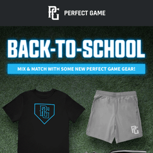 Head back-to-school in style. Mix and match the latest Perfect Game gear.