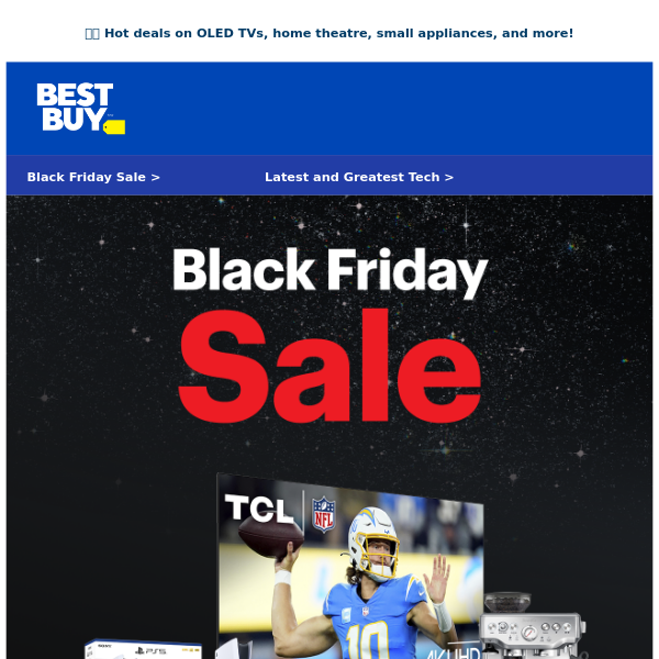 Why wait? Shop Black Friday deals now!