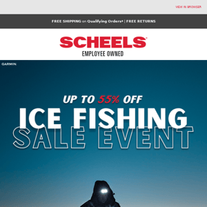 🚨Ice Fishing Sale: Up to 55% Off🚨