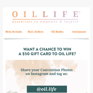 ⏰ Hurry, ENTER the Free GIVEAWAYS at Oil Life! your time is RUNNING OUT