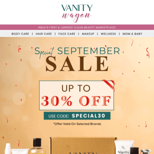 Woah! Special September Sale is here😍🛍️