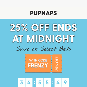 Last chance for 25% OFF