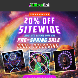 UltraPoi 🍀 Pre-Spring Sale 20% OFF Sitewide!