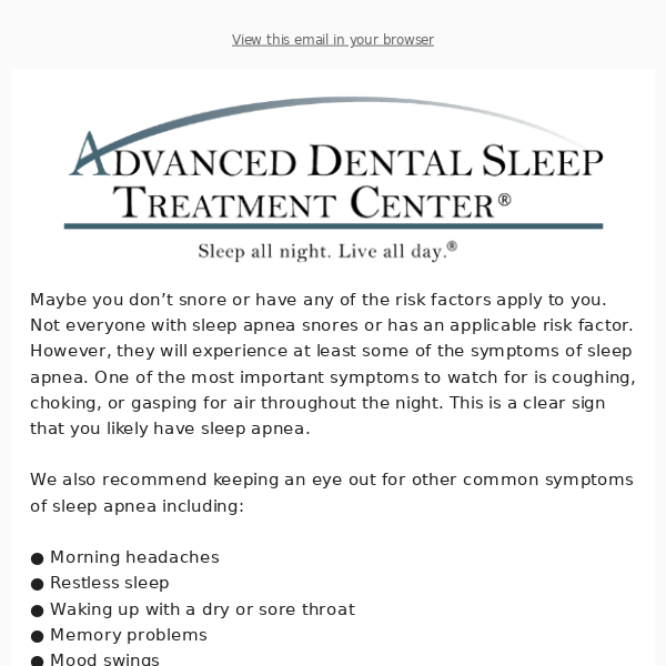 Signs You Might Have Sleep Apnea