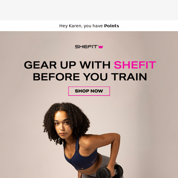 Hit the gym with SHEFIT 💪