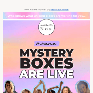 😍 MYSTERY BOXES ARE LIVE! 😍