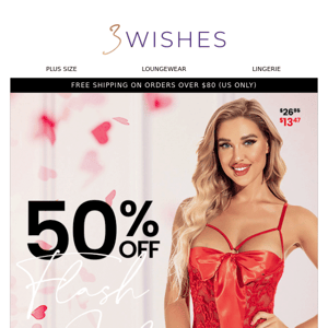 ⚡FLASH SALE⚡: 50% Off Valentine's Styles