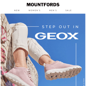 Step out in Geox!