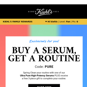 💙Buy A Pure Serum, Get a FREE Routine💚