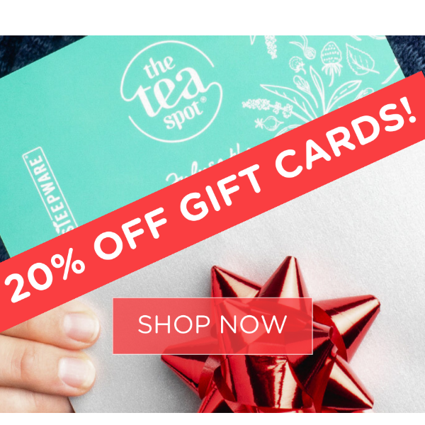 🎉 Surprise Sale: 20% Off Gift Cards