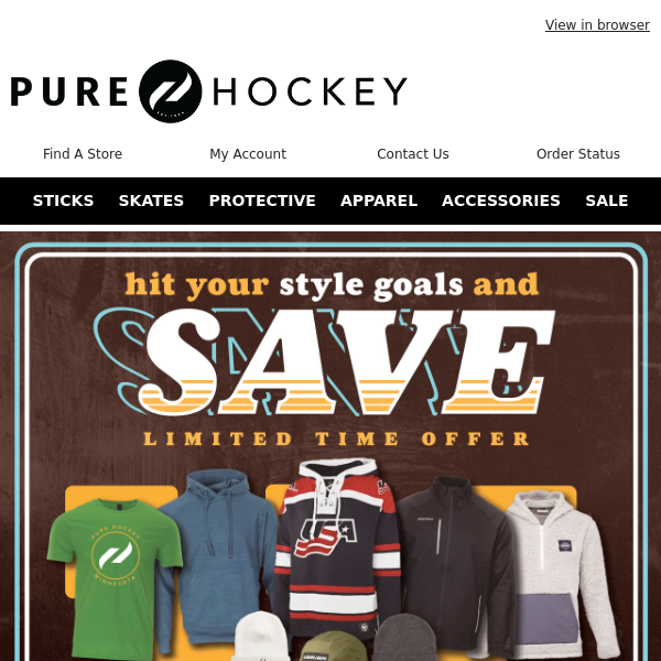 Take Your Style To New Heights & Save BIG On Outerwear, Tees & Tops, Hats, NHL Apparel & More!