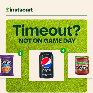 Big games this weekend: Order Pepsi & Tostitos favorites now