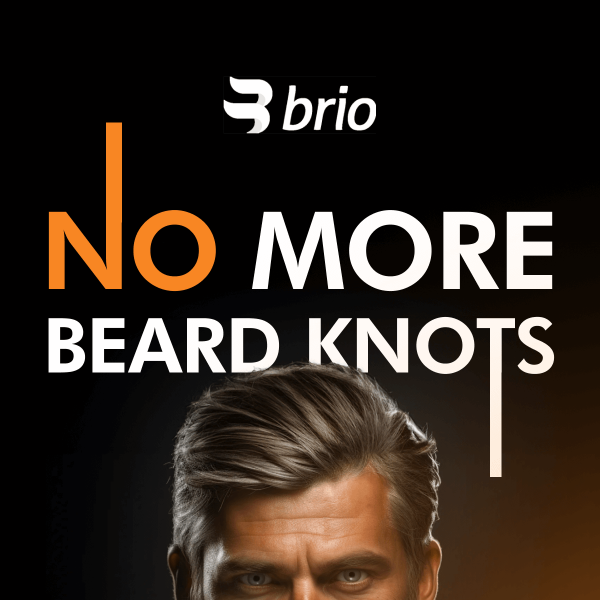Knot today, beard 🙅‍♂️