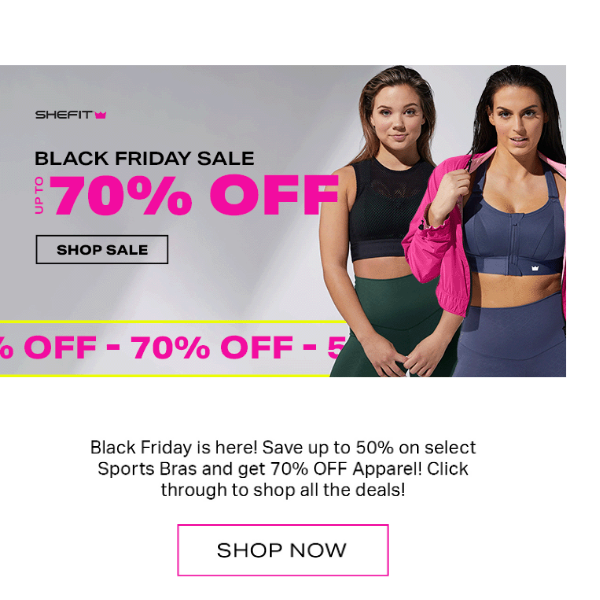 New Markdowns! Black Friday is here. - Shefit