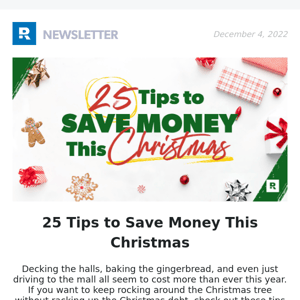 25 Tips to Save Money This Christmas - Ramsey