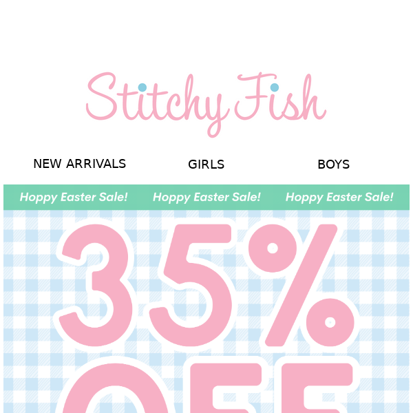 35% Off Entire Easter Collection! 🐰