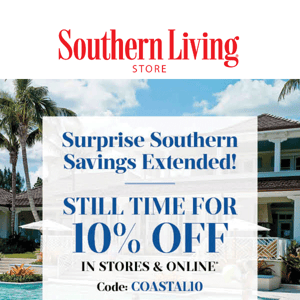 10% off Savings Extended! Life’s a Beach