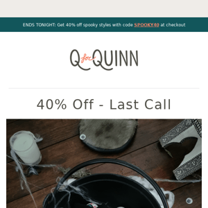 40% off Halloween Deals, Expires Tonight!