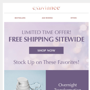 Tuesday Tip: FREE Shipping Sitewide!