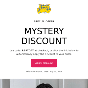 🚨MYSTERY REST DAY CODE🚨