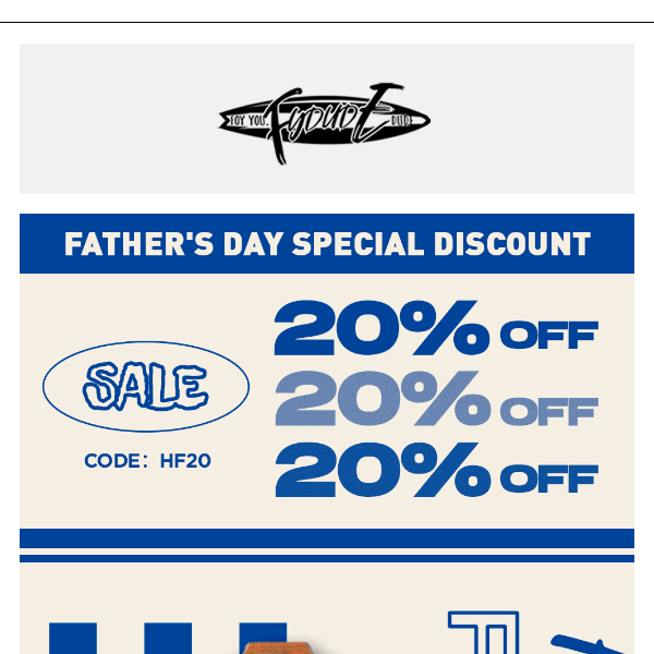 Special discount for Father's Day