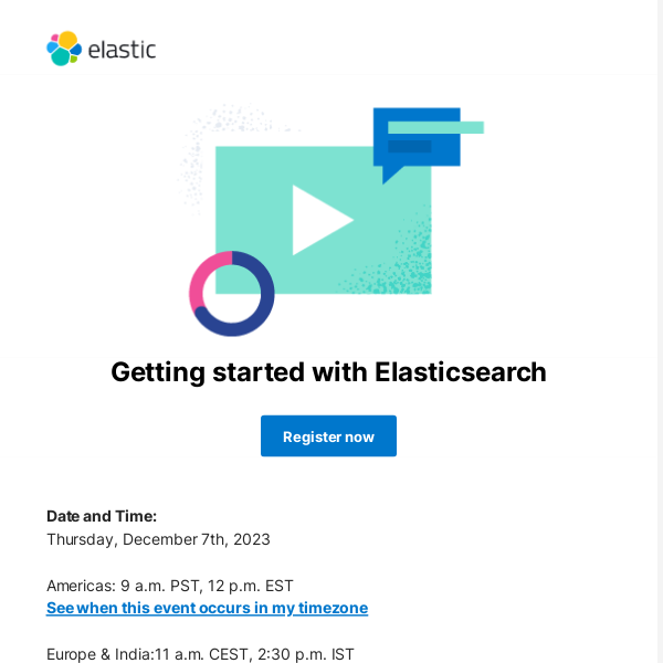 [Last chance to register] Getting Started with Elasticsearch