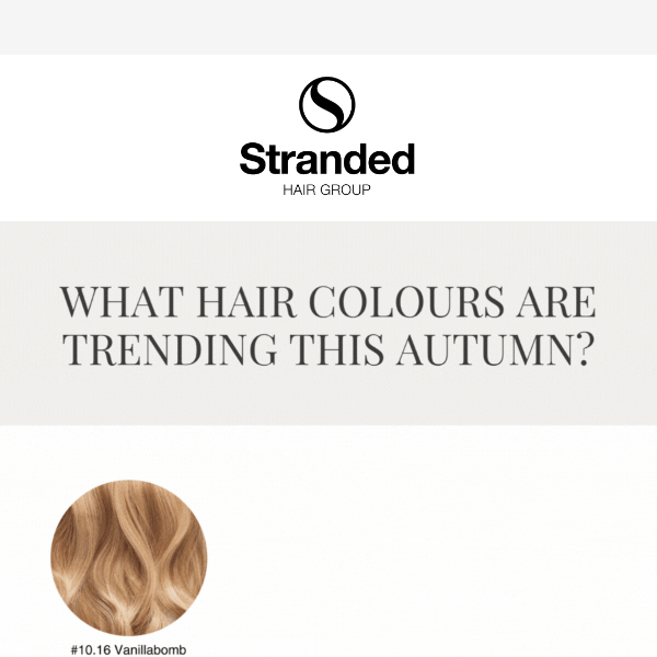 Are you thinking of changing your hair colour with the season?