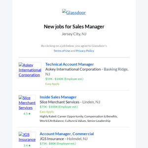Sales Manager - Join Our Winning Team! at The Men With Tools and 12 more jobs in Jersey City, NJ for you. Apply Now.