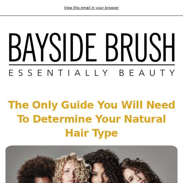 The Only Guide You Will Need To Determine Your Natural Hair Type