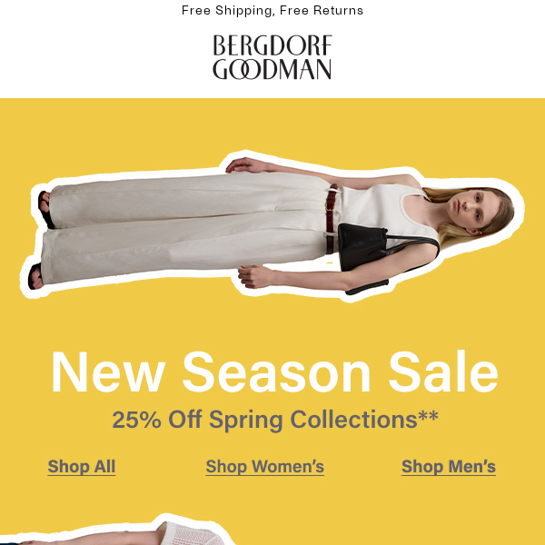 Up To 25% Off - Spring Collections