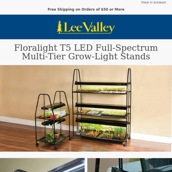 Multi-Tier Grow Light Stands – Start Your Seedlings Off Right